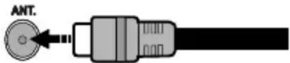 OK ODL 32640H-DB - Antenne aansluitingen - 1