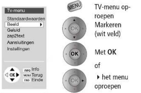 LOEWE Aventos 3981 ZW - Algemene menubediening - 1