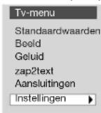 LOEWE Aventos 3981 ZW - TV-menu - 2