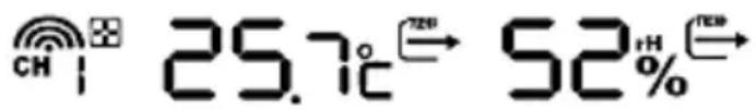 CH 1 25.7℃ ⇌ 52%
