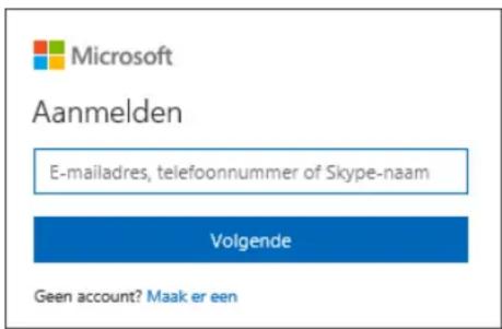 Microsoft Aanmelden E-mailadres, telefoonnummer of Skype-naam Volgende Geen account? Maak er een