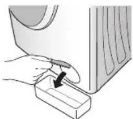 PANASONIC NA-147VB5WGB - Cleaning the drain filter - 1