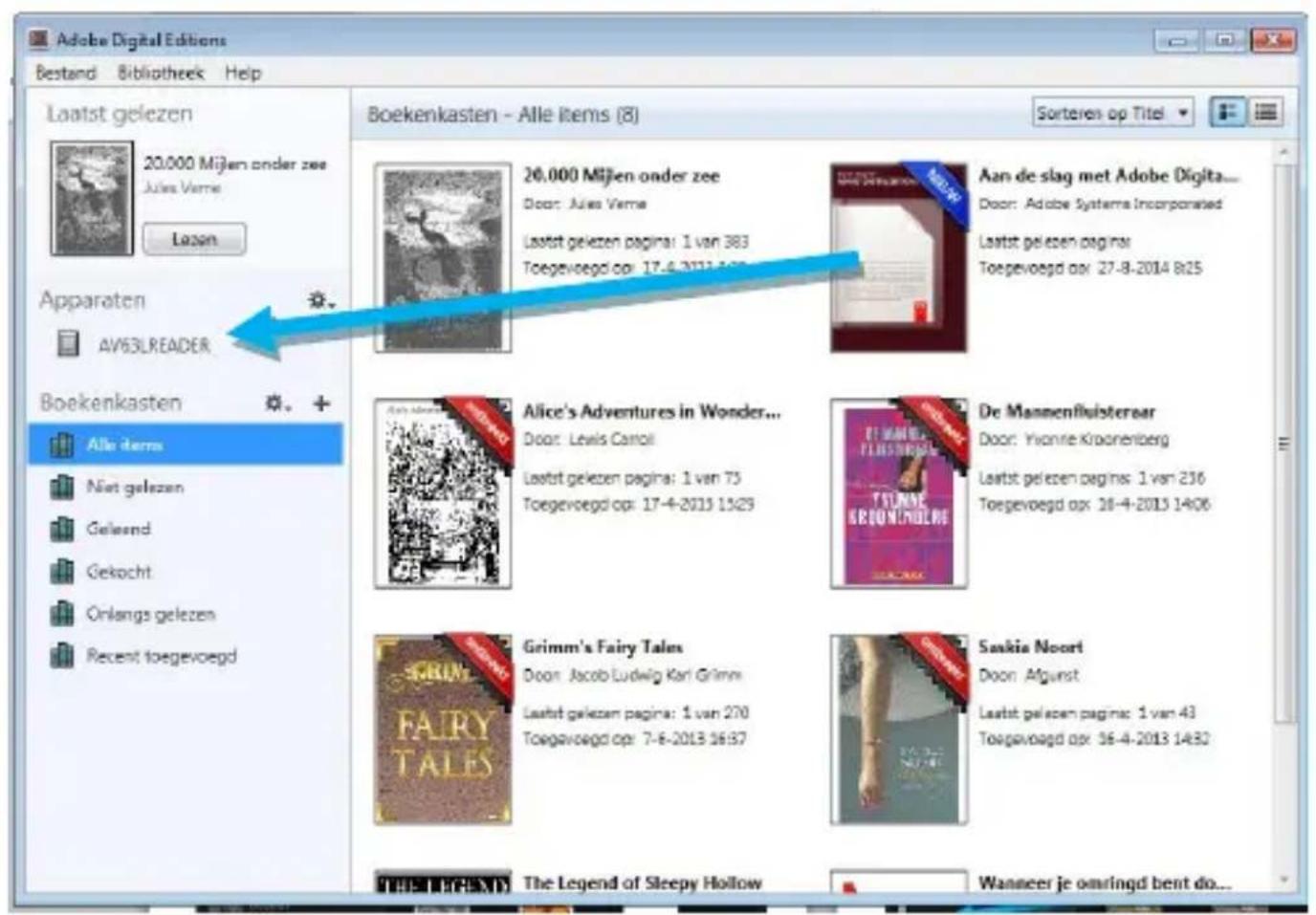 Autovision AL64 - Nu sluit u de Ereader aan op de pc - 2