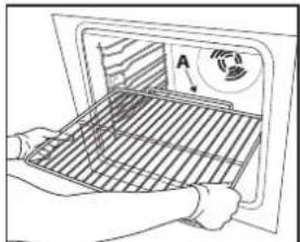 BAUKNECHT BLVES 8200 PT - PLAATSEN VAN DE ROOSTERS EN ANDERE ACCESSOIRES IN DE OVEN - 1