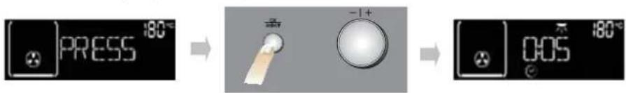 PRESS 180°C -1+ 005 180°C