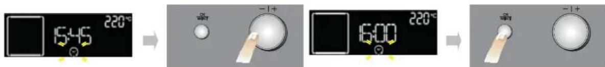 1545 220°C OK -1+ 6:00 220°C OK -1+