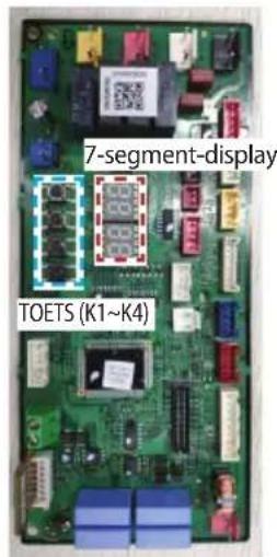 SAMSUNG AE040RXEDEG - De optieschakelaar en functie van de toetsen instellen - 1