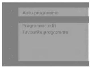 Automatisch programma Programma bewerken Favoriete programma