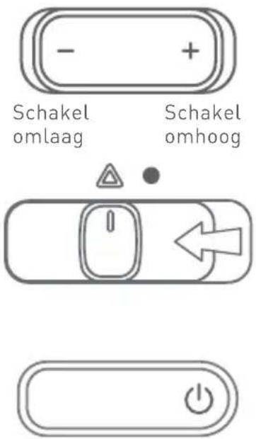 - + Schakel omlaag Schakel omhoog