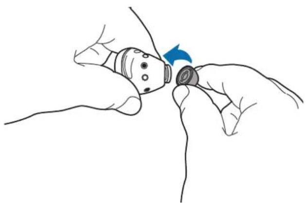 SAMSUNG Buds Pro - Een oordopje aan het oortje bevestigen - 2