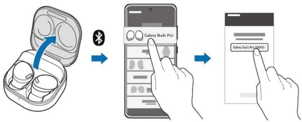 SAMSUNG Buds Pro - Verbinding maken met een mobiel apparaat dat niet van Samsung is, maar wel Android OS gebruikt (of het pop-upvenster voor verbinding maken wordt niet weergegeven) - 2