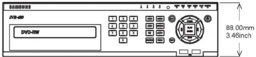 Hanwha SVR-960C - Dimensions - 7