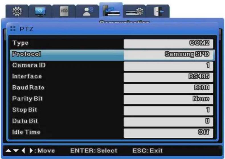 Hanwha SVR-960C - PTZ(Serial) - 1
