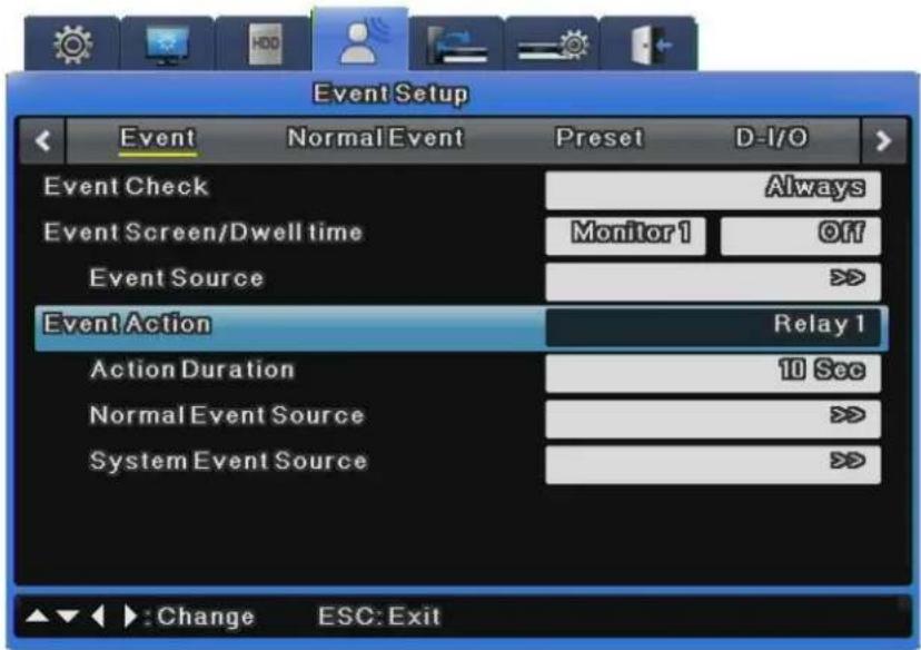 Hanwha SVR-960C - Event Action - 1