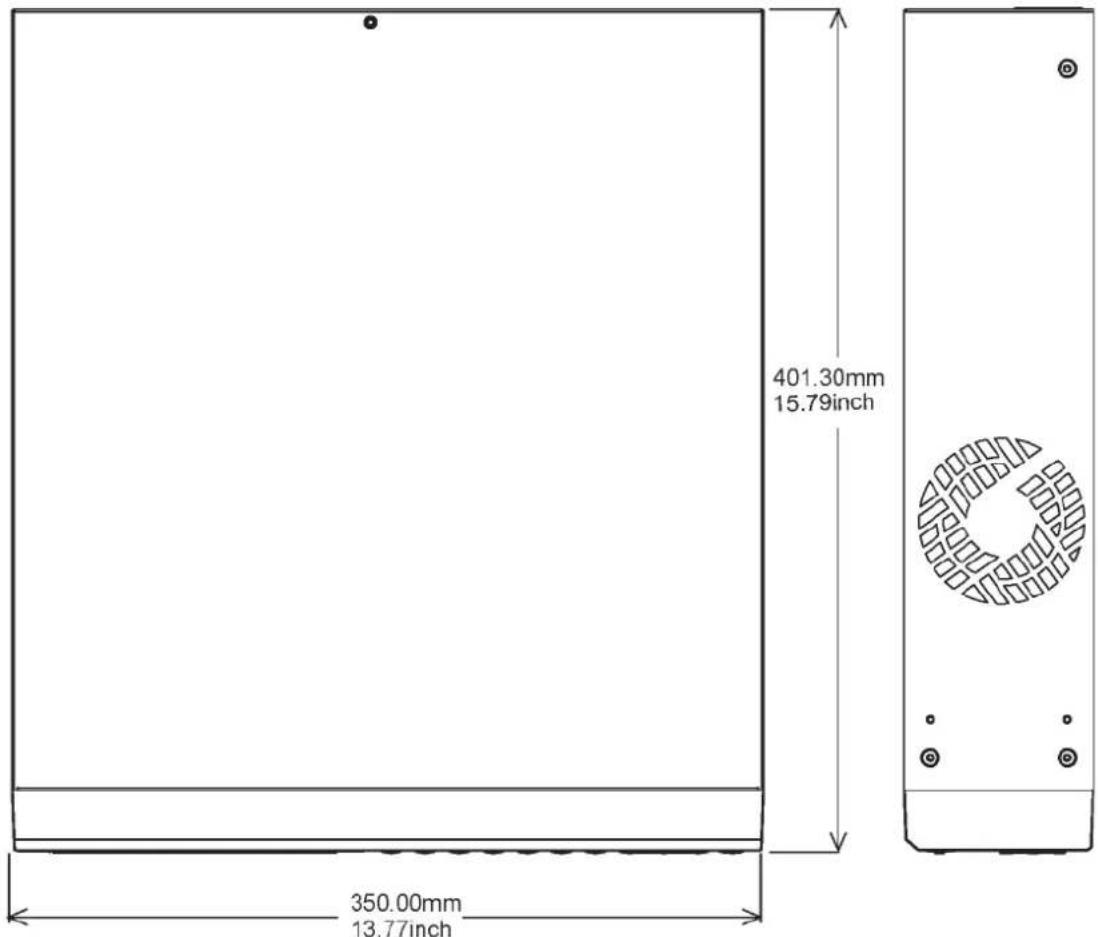 Hanwha SVR-960C - Dimensions - 6