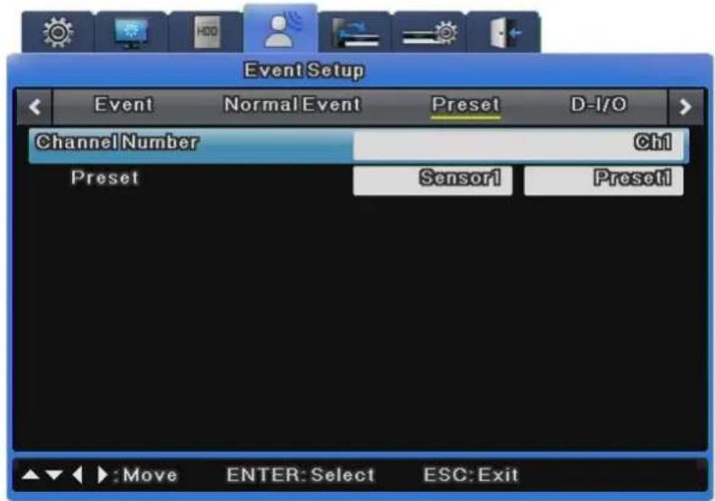 Hanwha SVR-960C - Preset - 1