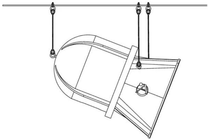 Atlas Sound AH94-8ST - Suspended Installation Via Eyebolts (Included) - 1