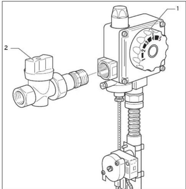 VAILLANT atmoSTOR VGH 220/5 XZU - Gasleiding aansluiten - 1