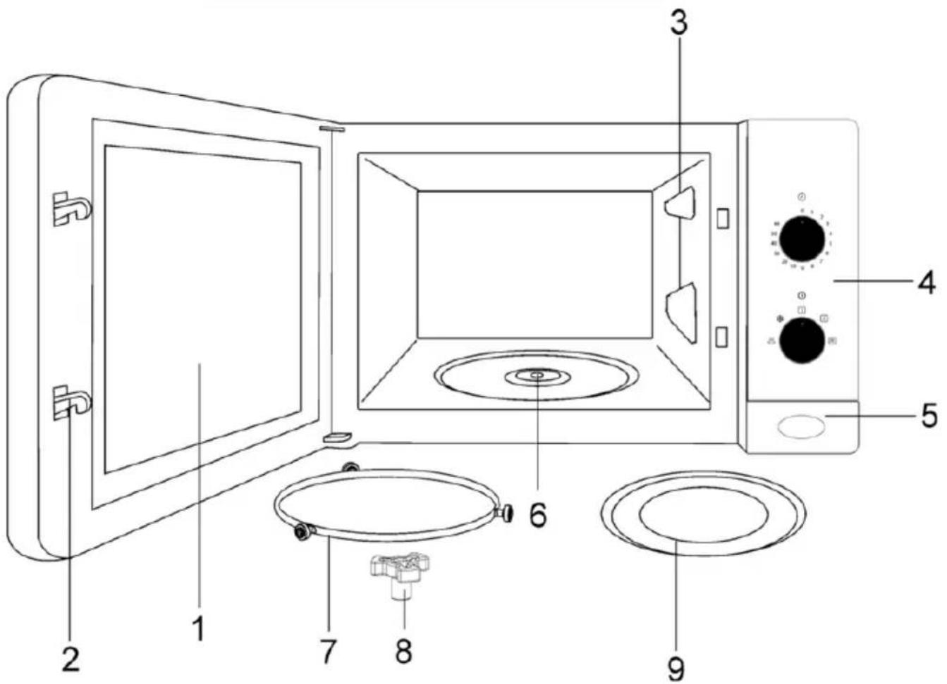 TEKA MB 620 BI W - Beschrijving van de oven - 1