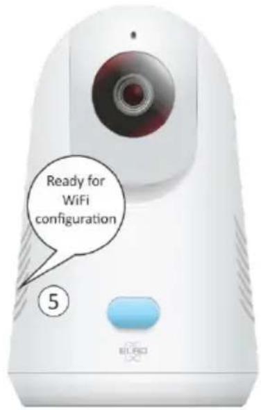 WiFi-verbinding Wits voor WiFi-configumatie de QR-code rechtsteeks naar de camera. 6