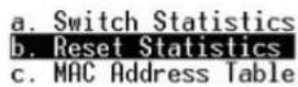 NETGEAR FSM726v1 - Main Menu> Status >Statistics Rest - 1