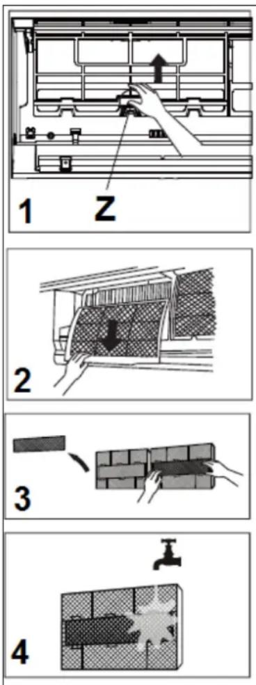 Eurom MDA Woods 18 - Reiniging van het luchtfilter - 1
