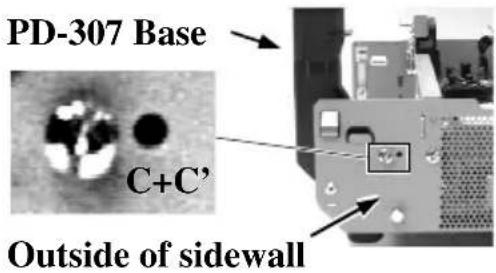PD-307 Base C+C' Outside of sidewall