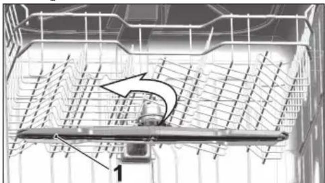 BEKO DSN04311X - Sproeiarm onder - 2