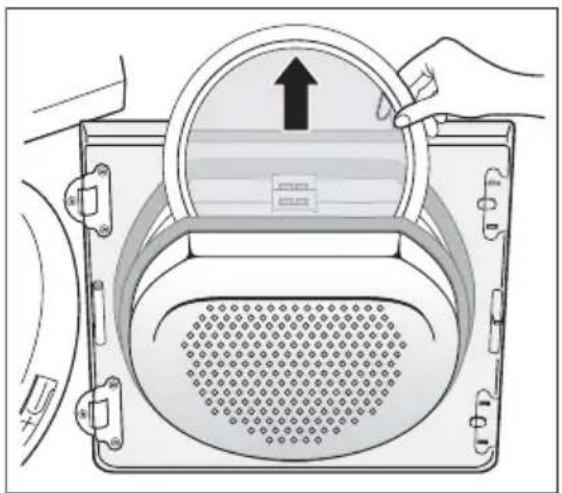 AEG T59840 - Maak het gebied rond het filter schoon - 1
