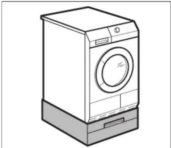 AEG T65771NIH - Voetstuk met de lade - 1