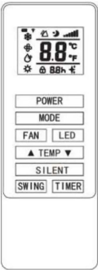 Evolar EVO-M1000CH - AFSTANDSBEDIENING - 1