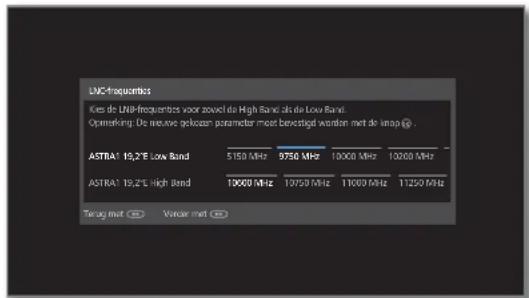 LOEWE Reference ID 55 - Instelmogelijkheden voor de satellietinstallatie (Enkele satelliet): - 5