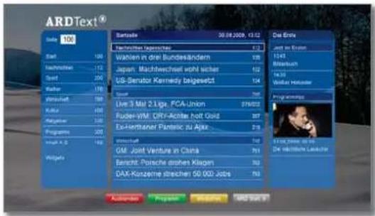 LOEWE Reference ID 55 - HbbTV-tekst direct oproepen - 2