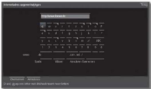 LOEWE Reference ID 55 - URL (internetadres) invoeren - 2