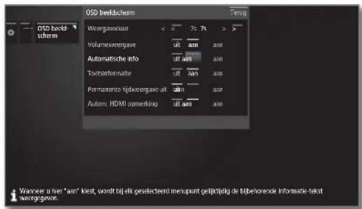 LOEWE Reference ID 55 - Menu OSD beeldscherm oproepen - 3