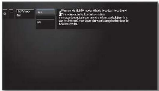 LOEWE Reference ID 55 - HbbTV-modus aan/uit - 2