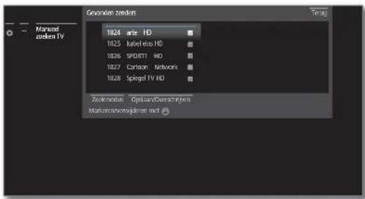 LOEWE Reference ID 55 - Manueel zoeken DVB-T/C/S: - 3