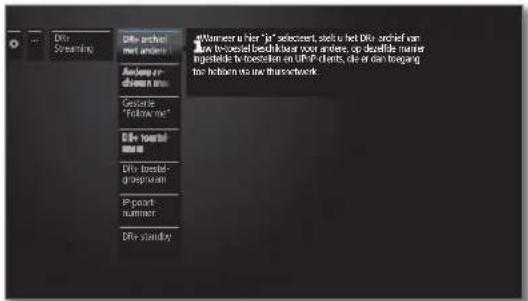 LOEWE Reference ID 55 - Instellingen voor DR+ streaming oproepen - 2