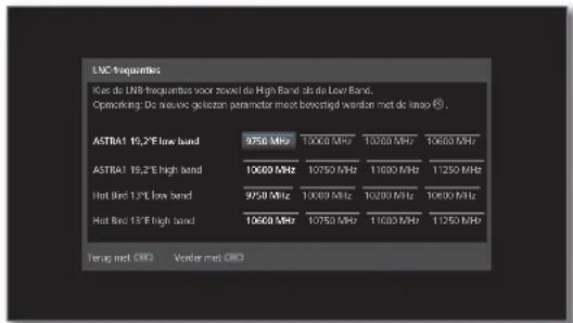 LOEWE Reference ID 40 - Instelmogelijkheden voor satellietinstallatie (2 satellieten op 22 kHz-switchbox/2 satellieten op toneburst-schakelaar): - 5