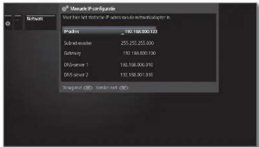 LOEWE Reference ID 40 - Manuele IP-configuratie - 2