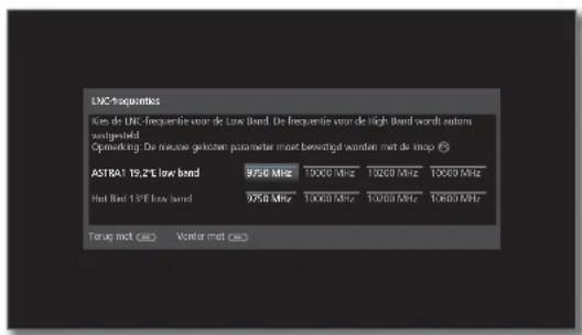 LOEWE Reference ID 40 - Instelmogelijkheden voor satellietinstallatie (2 satellieten op 22 kHz-switchbox/2 satellieten op toneburst-schakelaar): - 4