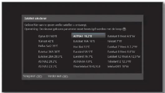 LOEWE Reference ID 40 - Instelmogelijkheden voor de satellietinstallatie (andere centrale antenne): - 1