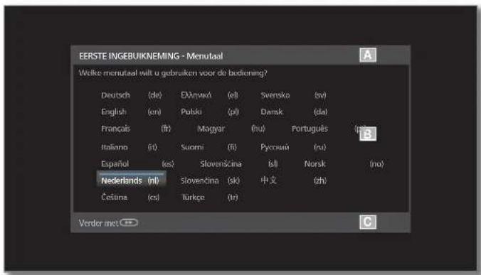 LOEWE Reference ID 40 - Opbouw van het menubeeldscherm - 1