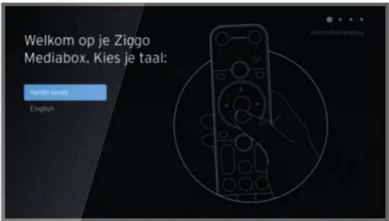 Welkom op je Ziggo Mediabox. Kies je taal: Nordstroms English