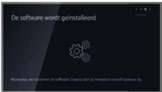De software wordt geinstalleerd Momentje, we installeren de software. Diaroo start je mediabar vanzelf oprieme op.