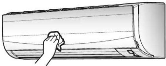 DAIKIN FTXF71A - Voorpaneel schoonmaken - 1