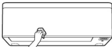 DAIKIN FTXA20AW - Voorpaneel schoonmaken - 1
