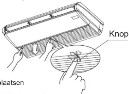 Knop plaatsen
