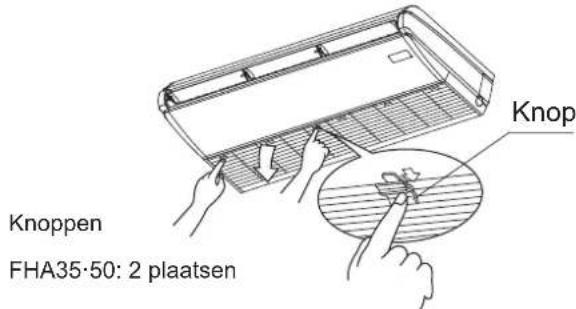 Knoppen FHA35·50: 2 plaatsen Knop