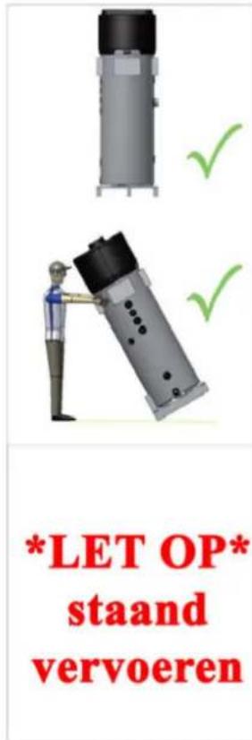 *LET OP* staand vervoeren
